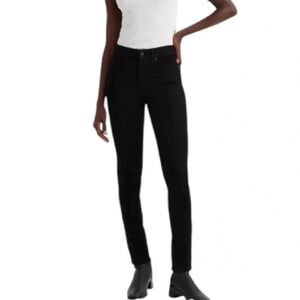 LEVIS Premium 311 Shaping Skinny Jeans Black Denim Black Tab Baddie Size 25